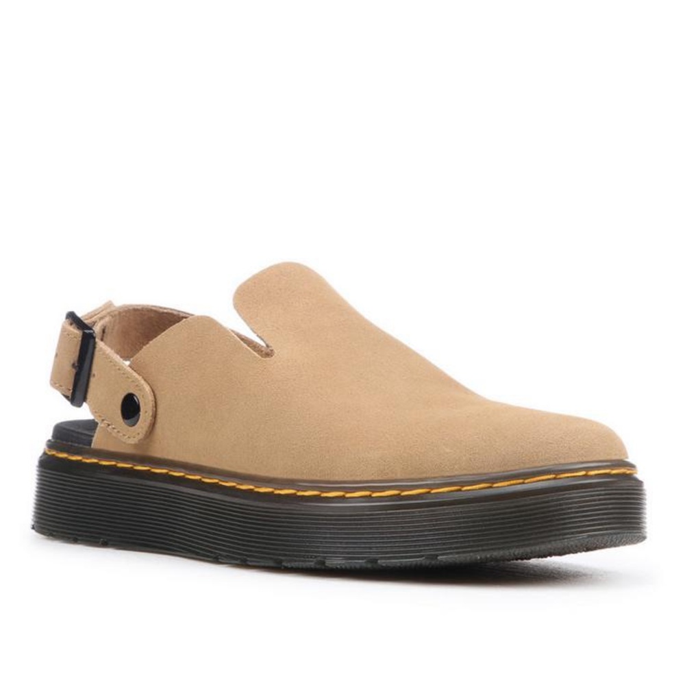 NWOT Dr. Martens’s Carlson Suede Slingback Clogs in Beige
